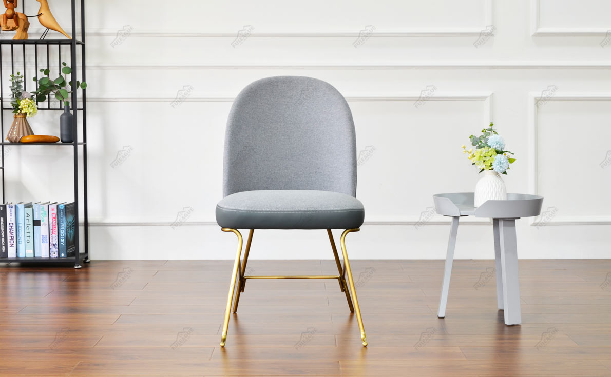 Fuleague modern dining chairs with metal legs FA366-F