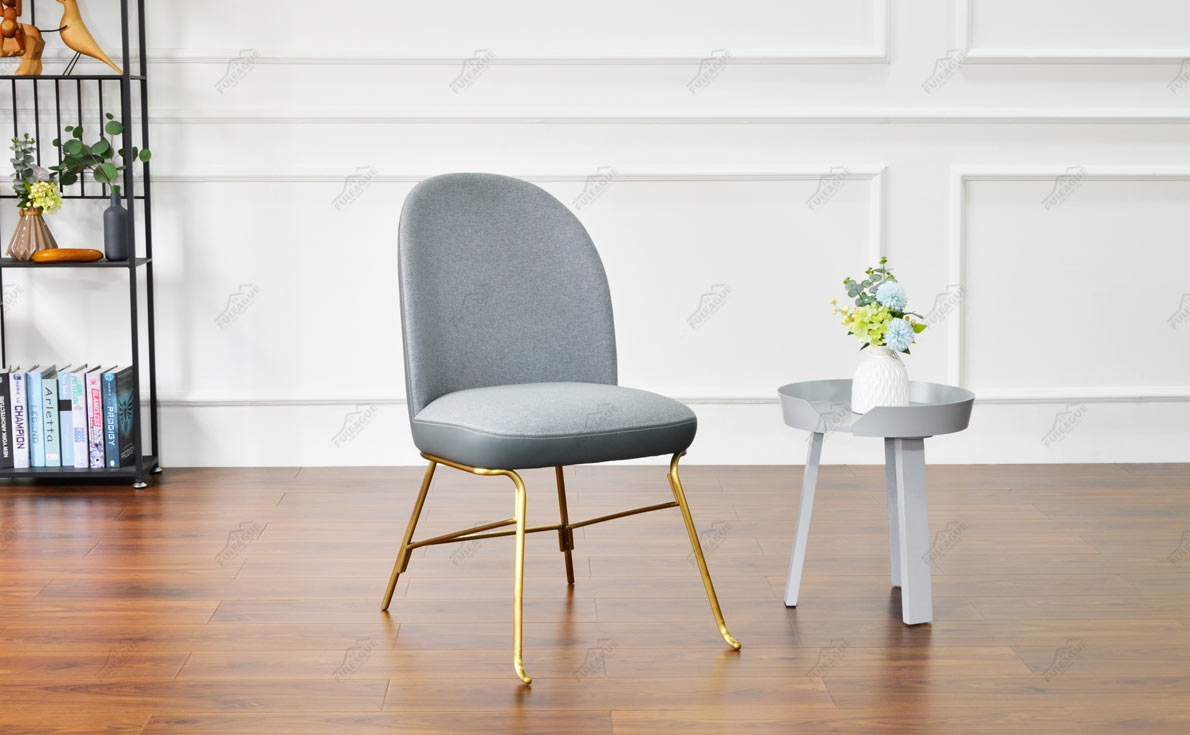 Fuleague modern dining chairs metal legs FA366-F