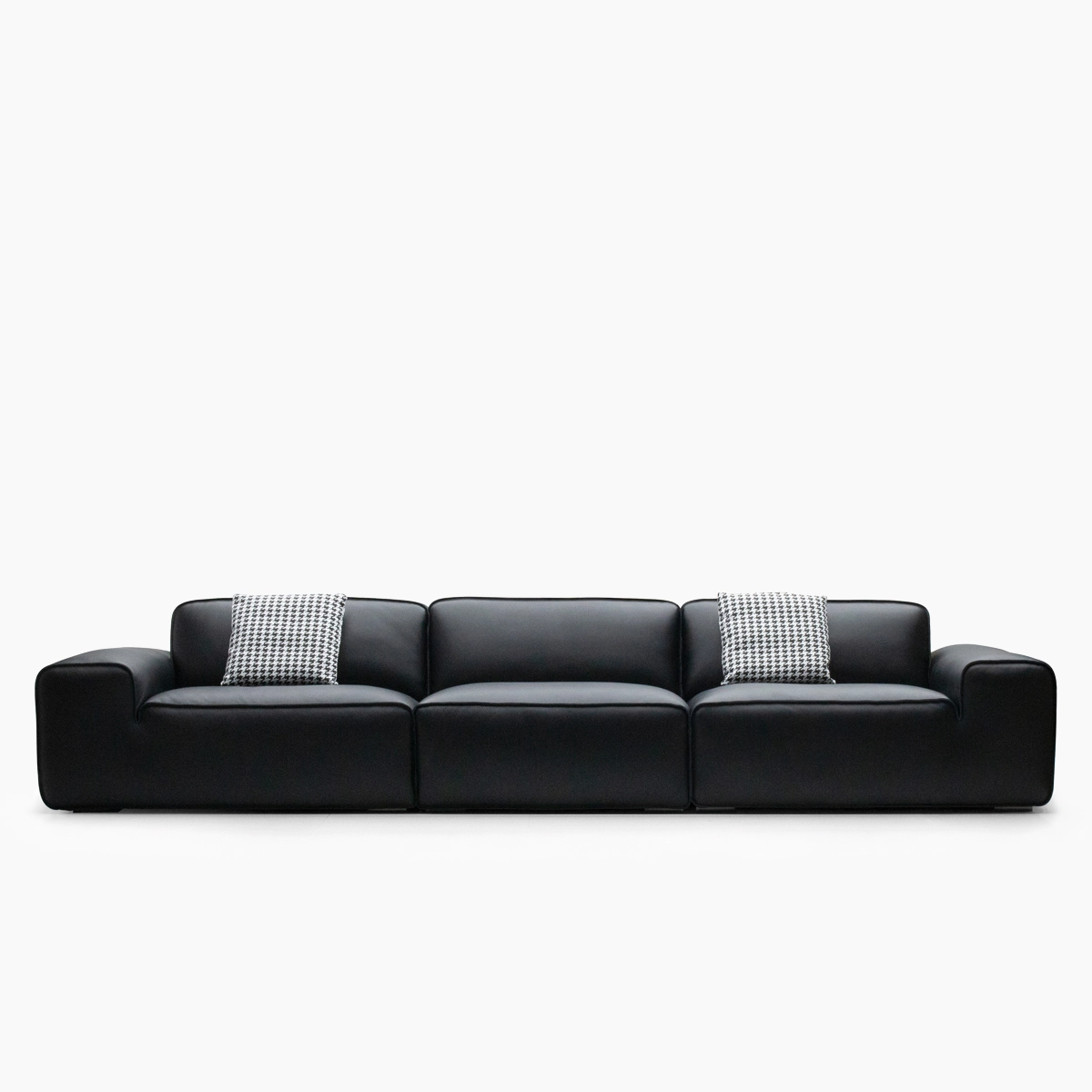 Modern Leather Sectional Sofa In Genuine Leather FA425-3S-L