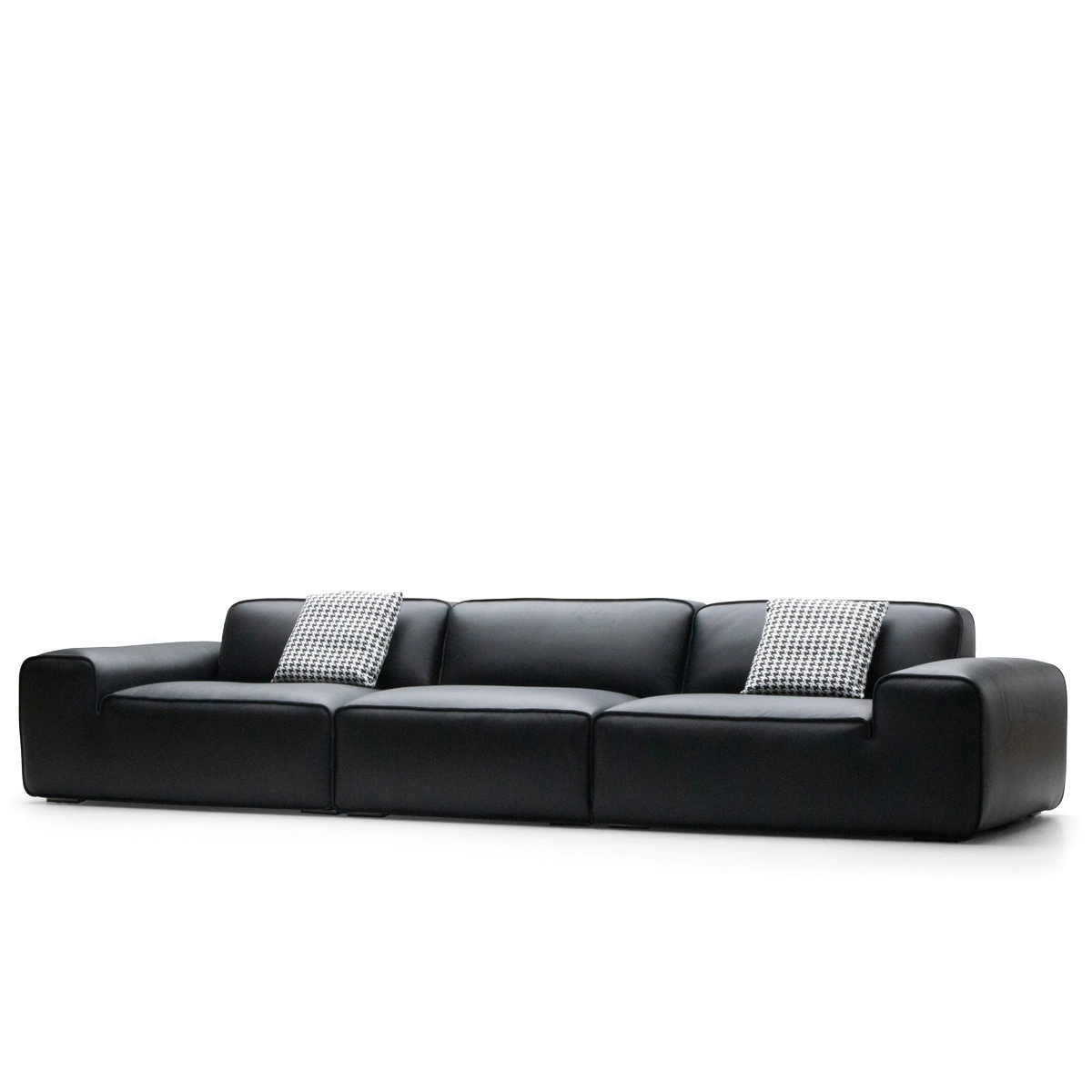 Modern Leather Sectional Sofa In Genuine Leather FA425-3S-L