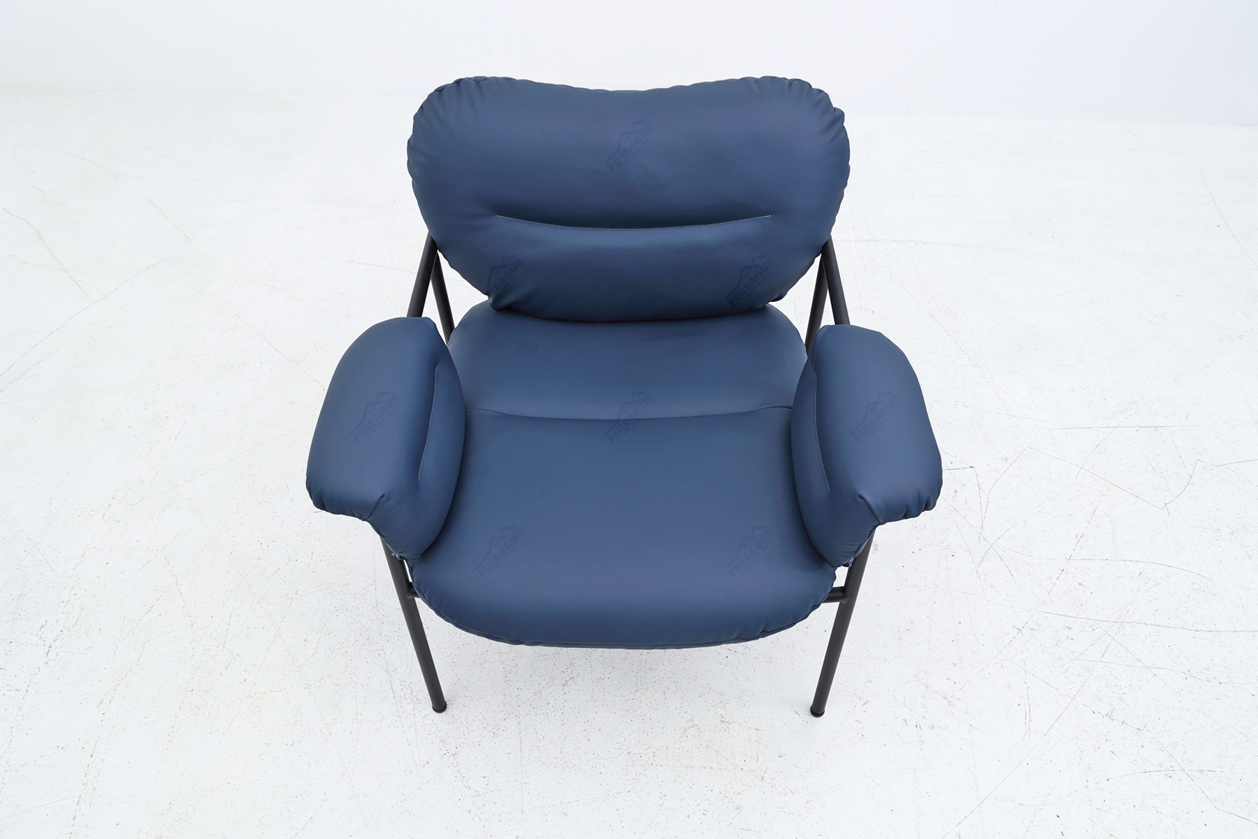 Fuleague comfortable modern armchair FA409-Genuine Leather