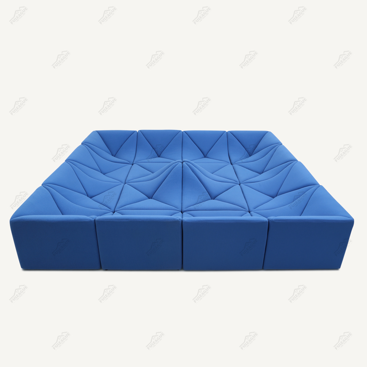 Modern Modular Sofa 16 Pieces Sectional Sofa In Fabric FA399-16PCS-A