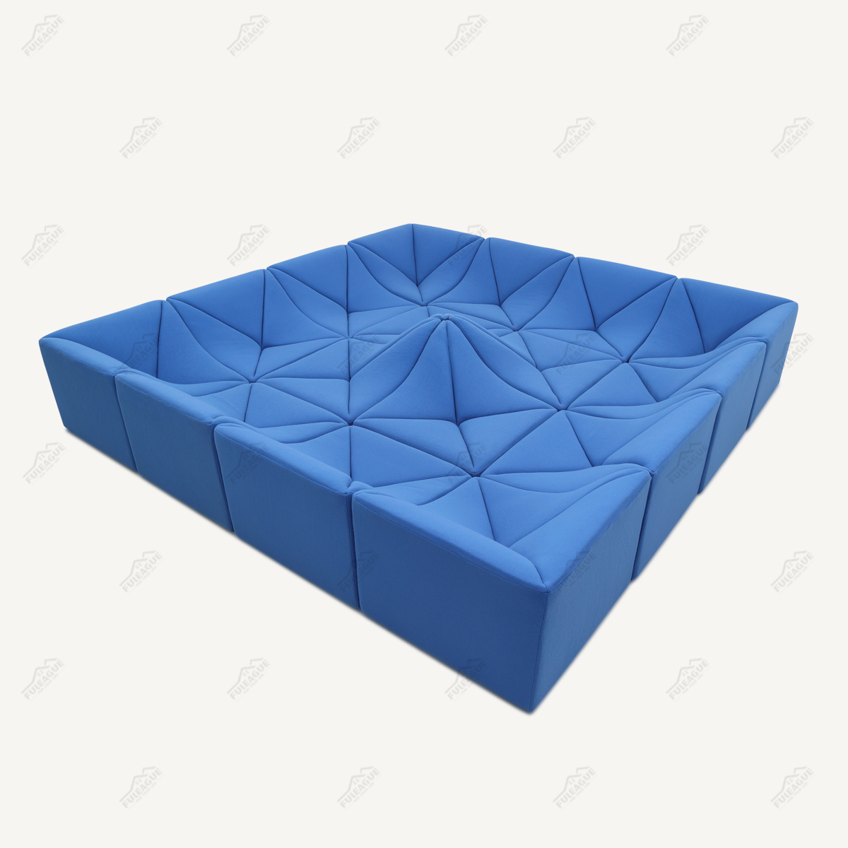 Modern Modular Sofa 16 Pieces Sectional Sofa In Fabric FA399-16PCS-A