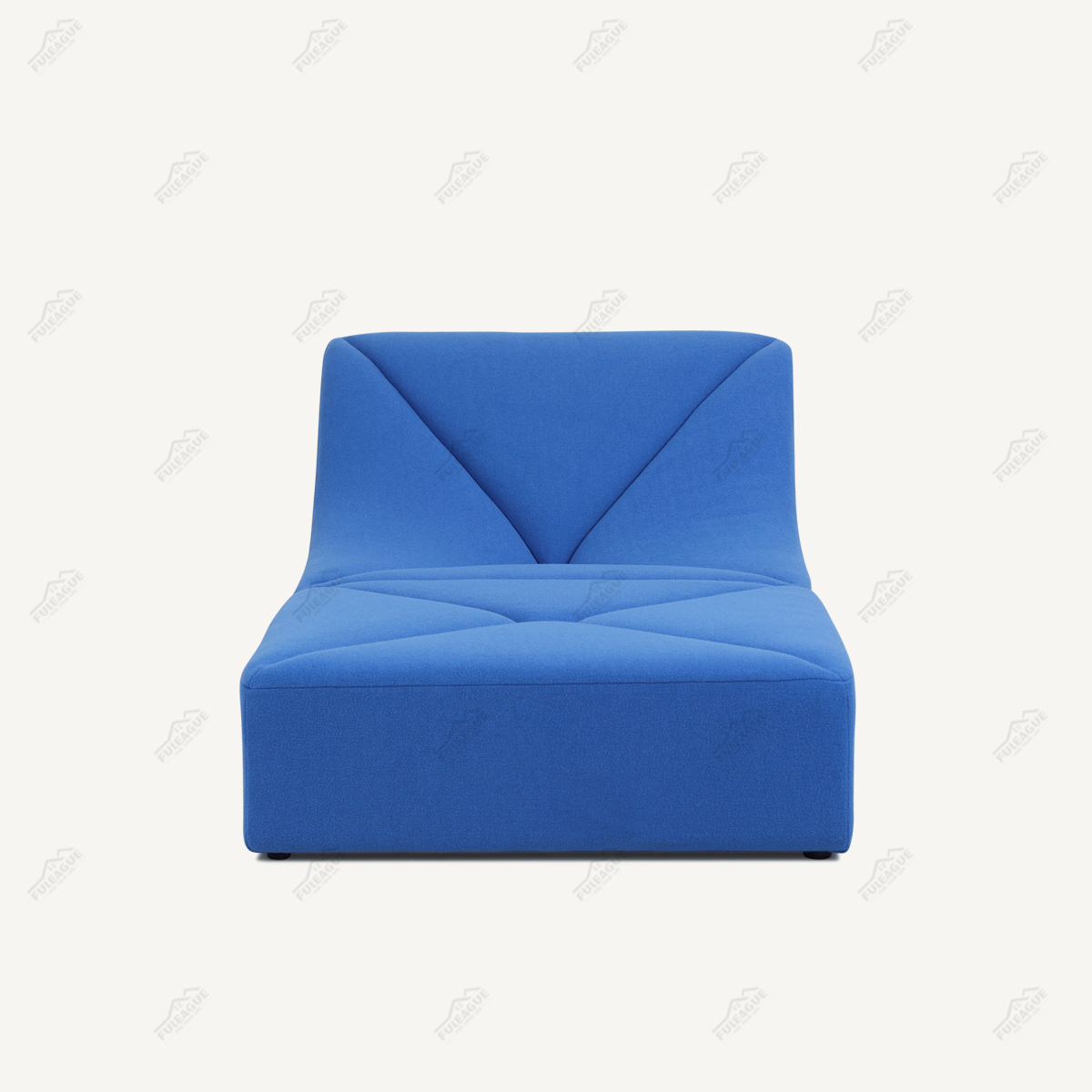 Modern Modular Sofa 2 Pieces Sectional Sofa In Fabric FA399-2PCS