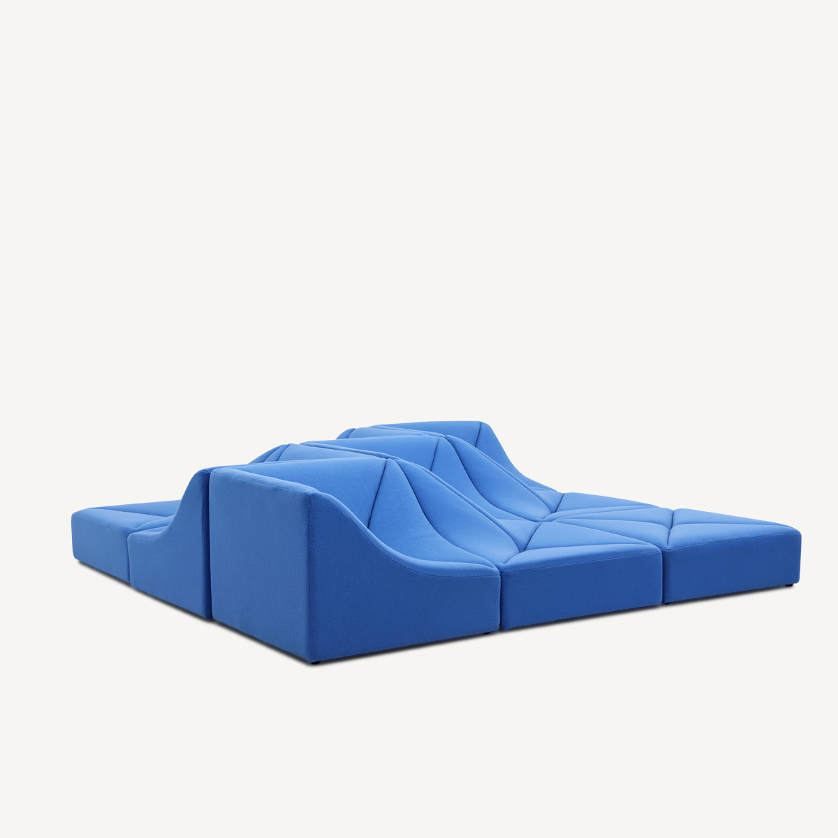 Modern Modular Sofa 9 Pieces Sectional Sofa In Fabric FA399-9PCS-B