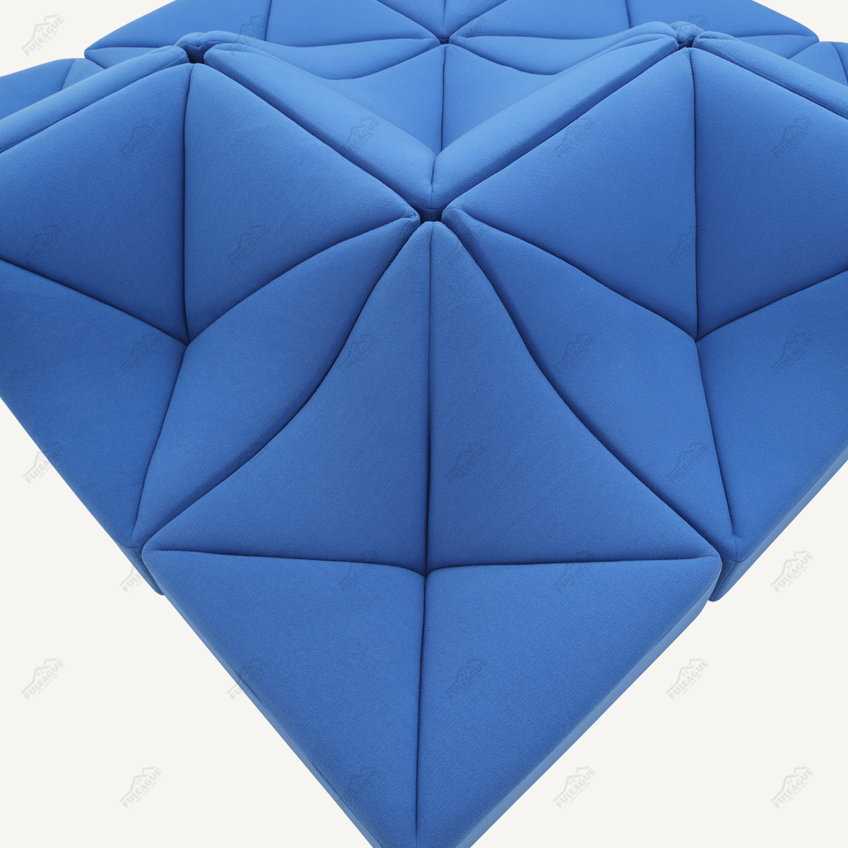 Modern Modular Sofa 9 Pieces Sectional Sofa In Fabric FA399-9PCS-B