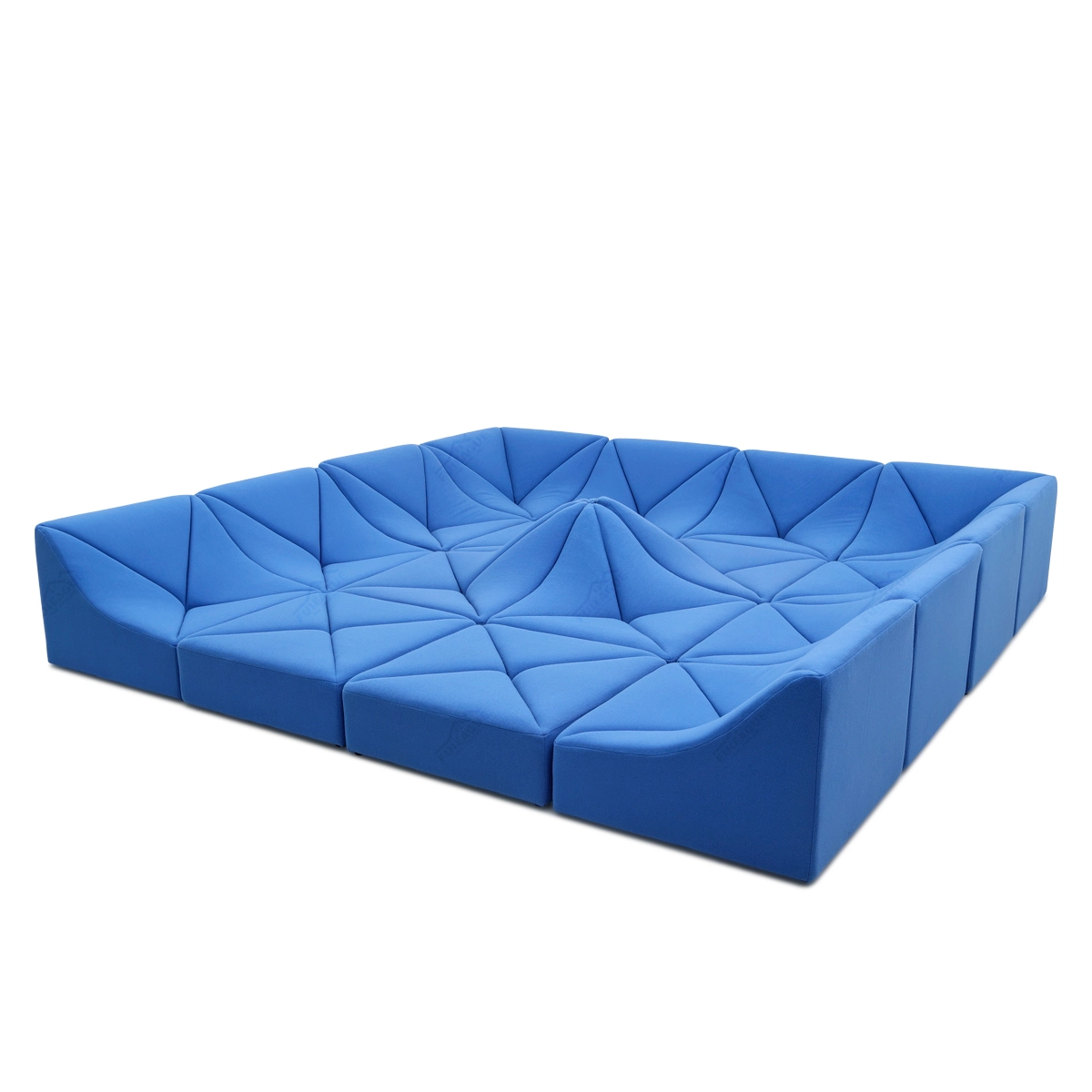 Modern Modular Sofa Sectional 16 Pieces Sectional Sofa In Fabric FA399-16PCS-B