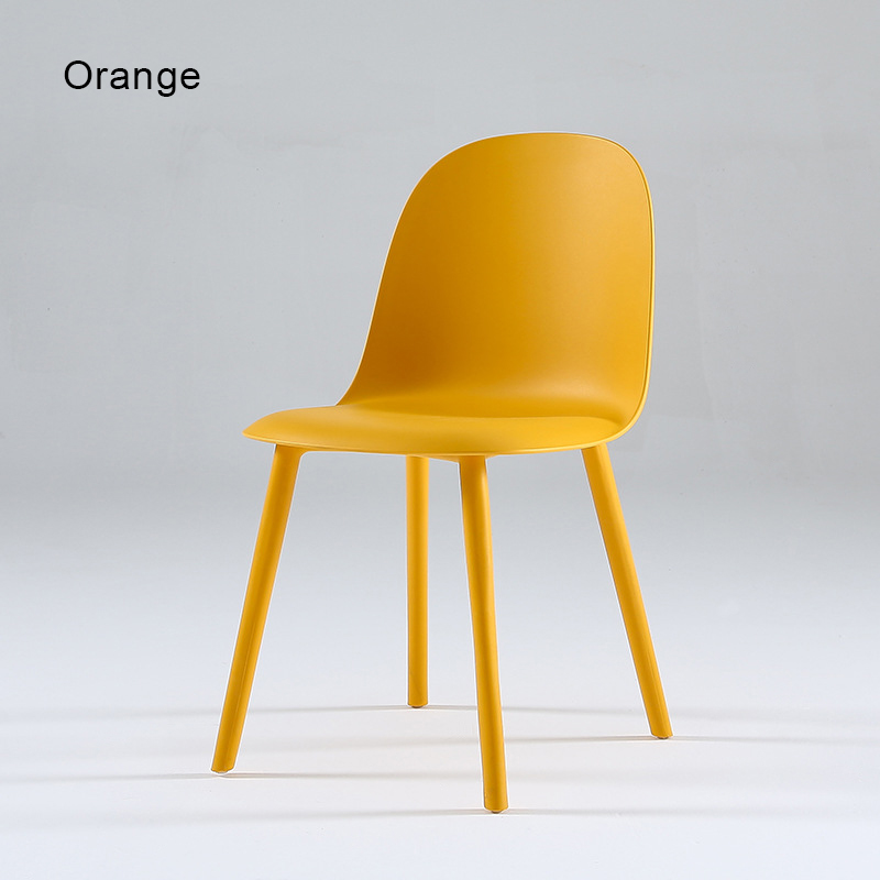 Modern Plastic Dining Chair FXD056-PP(Set of 4)