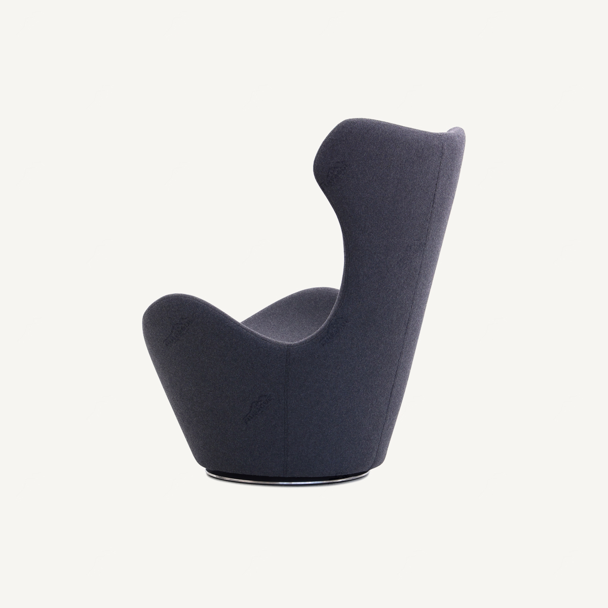 Modern Swivel Lounge Chair In Fabric FA231-F