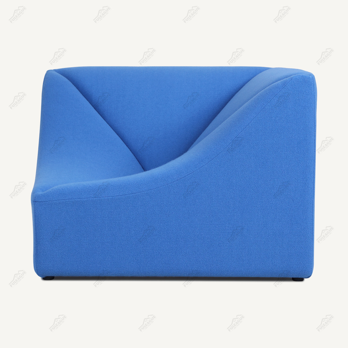 Modular Corner Sofa With Armrest In Fabric FA399-Corner-F
