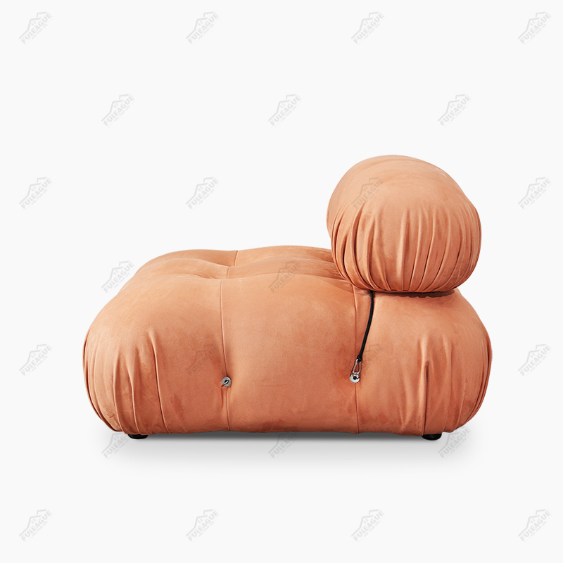 Modular couch without armrest,cube modular sofa in Fabric FA350-M