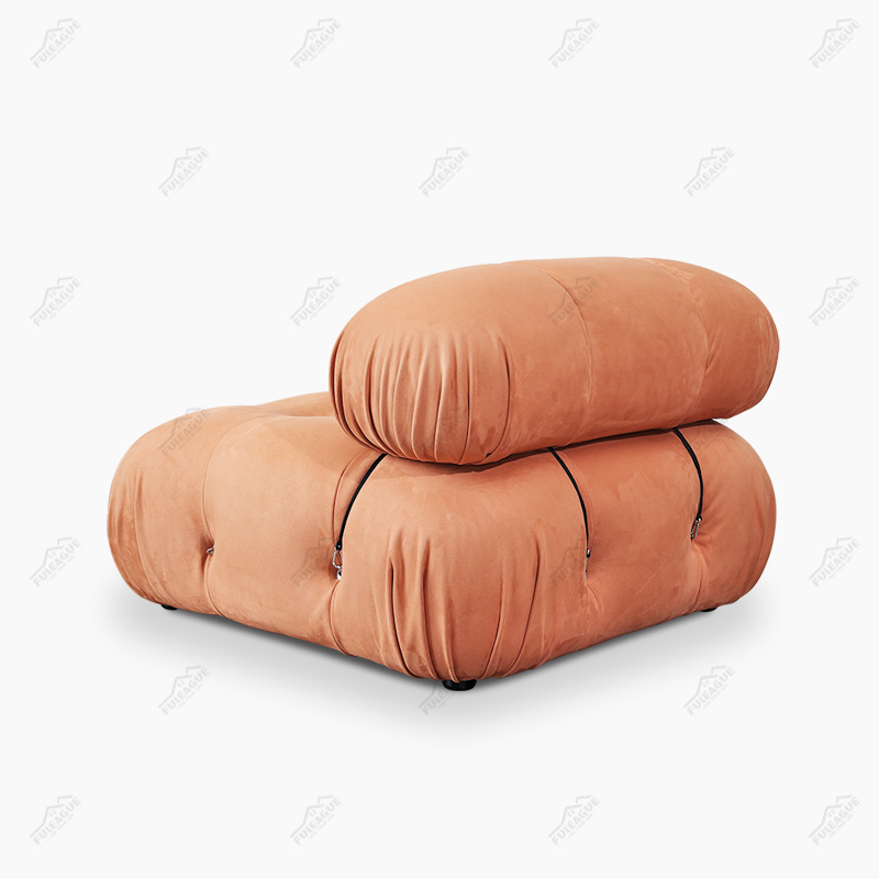 Modular couch without armrest,cube modular sofa in Fabric FA350-M