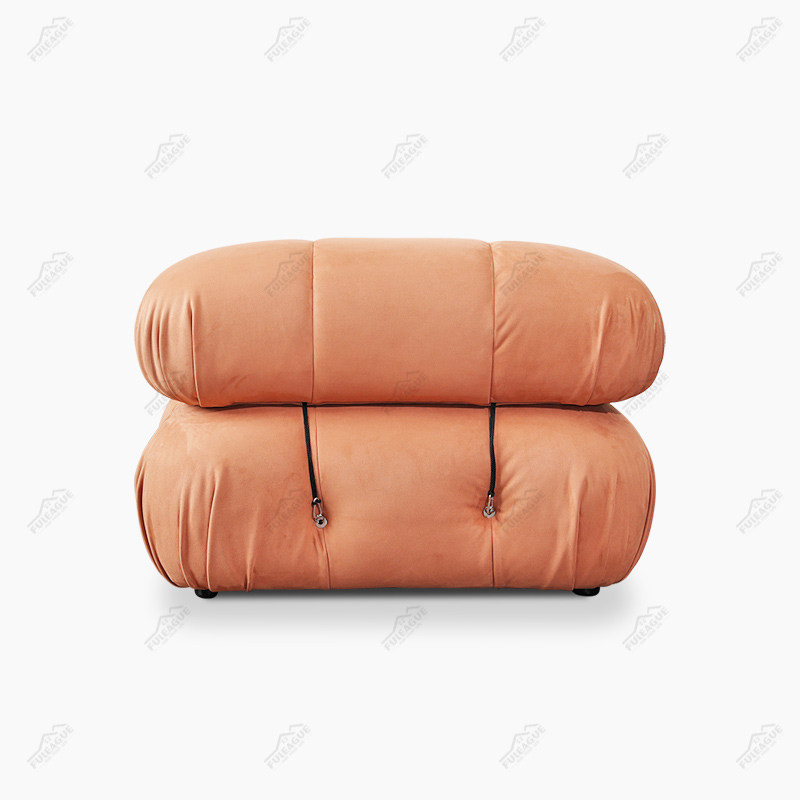 Modular couch without armrest,cube modular sofa in Fabric FA350-M