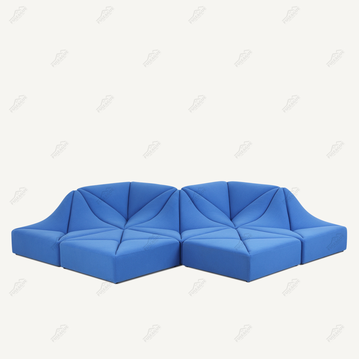 Modular Fabric Sofa 7 Pieces Sectional Sofa In Fabric FA399-7PCS