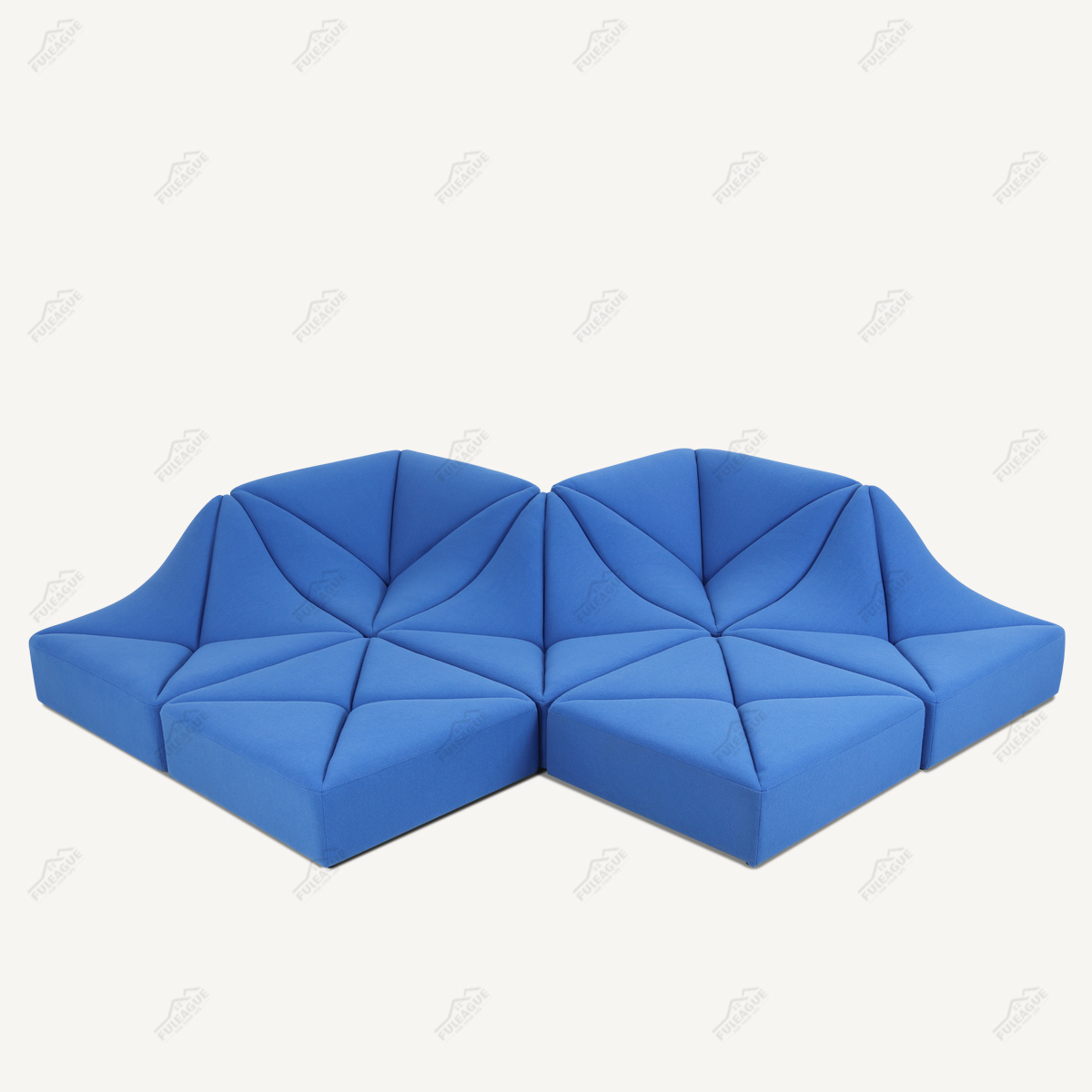 Modular Fabric Sofa 7 Pieces Sectional Sofa In Fabric FA399-7PCS