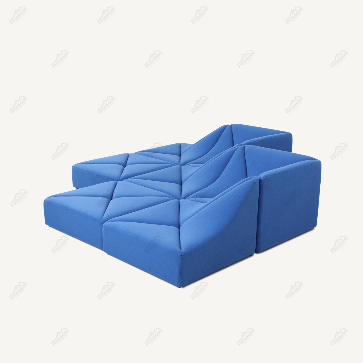 Modular Fabric Sofa 7 Pieces Sectional Sofa In Fabric FA399-7PCS