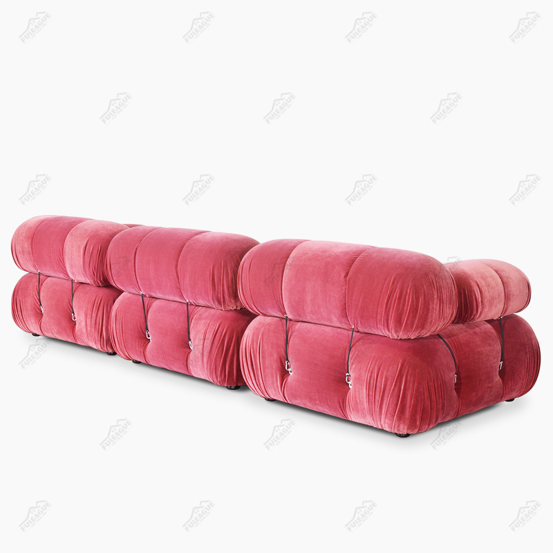 Modular sectional couch FA350-L&M&R in Fabric which include 1xLeft+Middle+Right seat