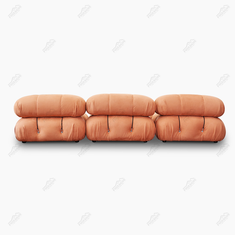 Modular sectional couch FA350-L&M&R in Fabric which include 1xLeft+Middle+Right seat