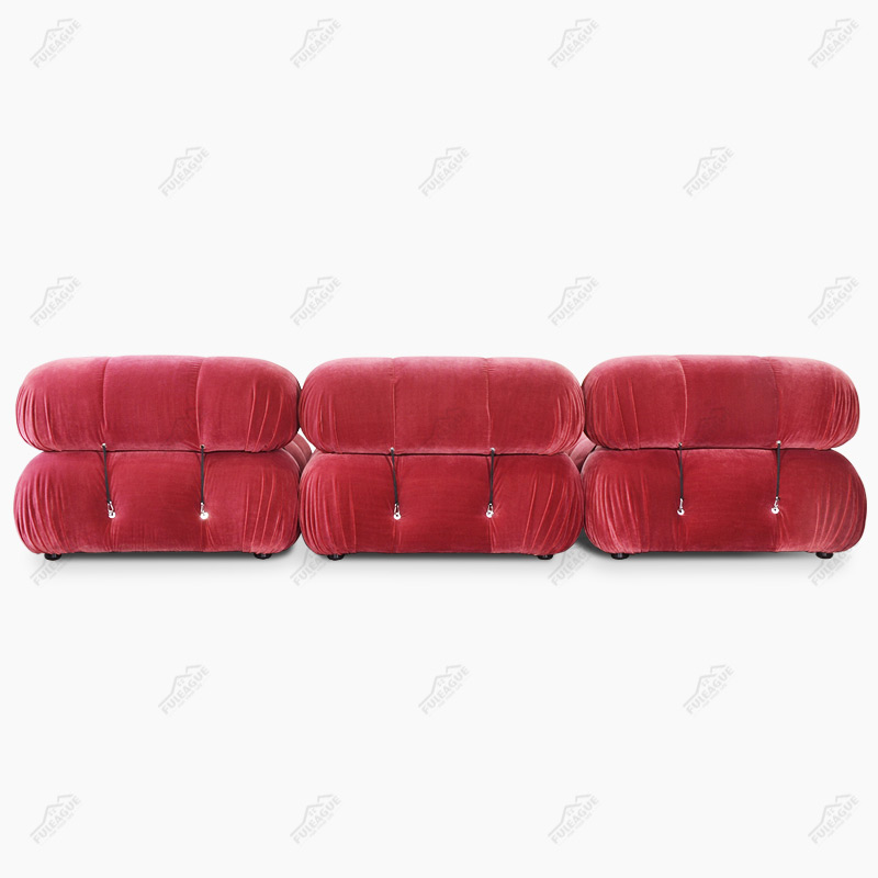 Modular sectional couch FA350-L&M&R in Fabric which include 1xLeft+Middle+Right seat