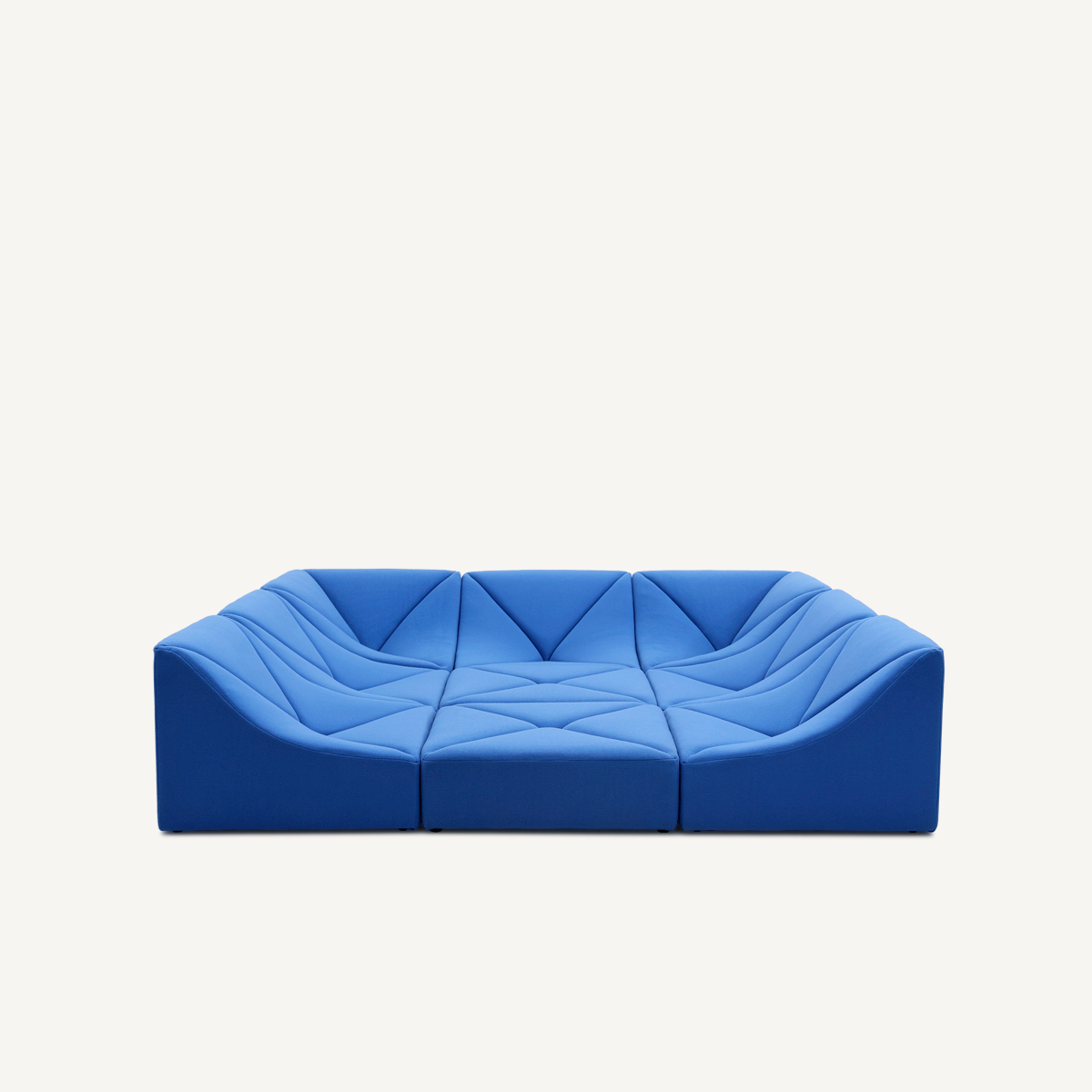 9 Pieces Modular Sectional Sofa In Fabric FA399-9PCS-A | Movie Pit Couch