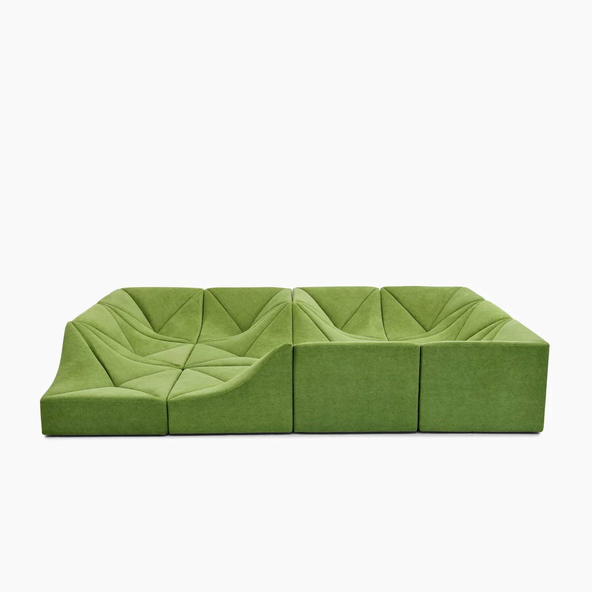 Modular Sofa 12 Pieces Sectional Sofa In Fabric FA399-12PCS-B