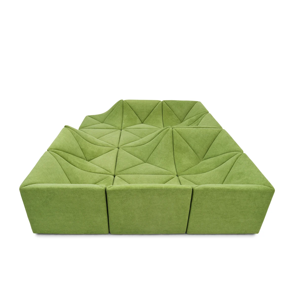 Modular Sofa 12 Pieces Sectional Sofa In Fabric FA399-12PCS-B