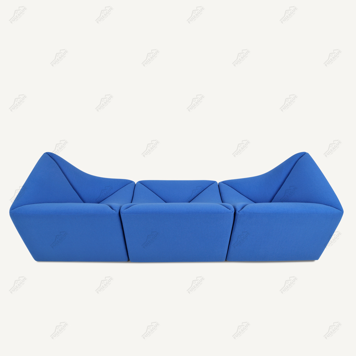 Module Couch 3 Pieces Sectional Sofa In Fabric FA399-3PCS