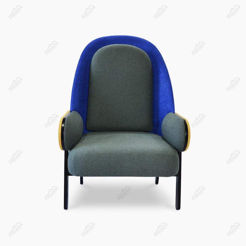 Moon Armchair by Charles Kalpakian in Fabric FA357-F