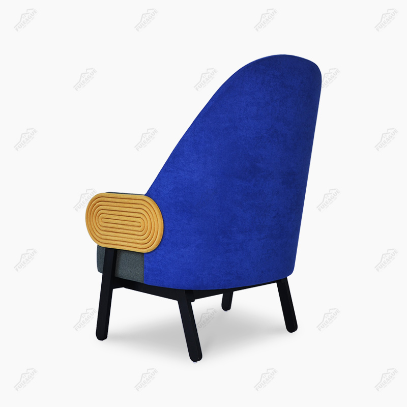 Moon Armchair by Charles Kalpakian in Fabric FA357-F