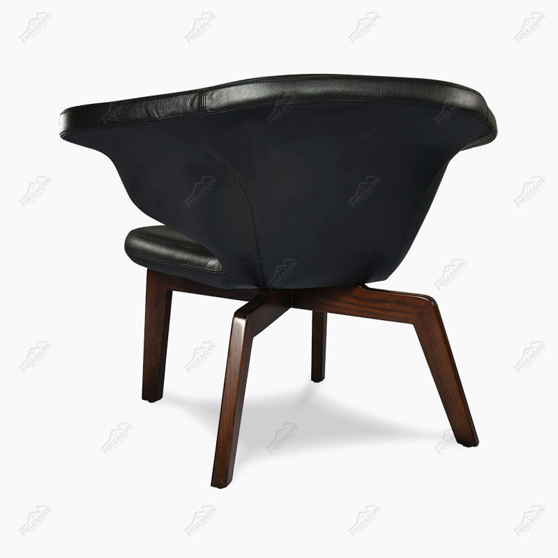 Munich Lounge Chair Replica in Full Aniline Grain Leather FA184-1S-ANL