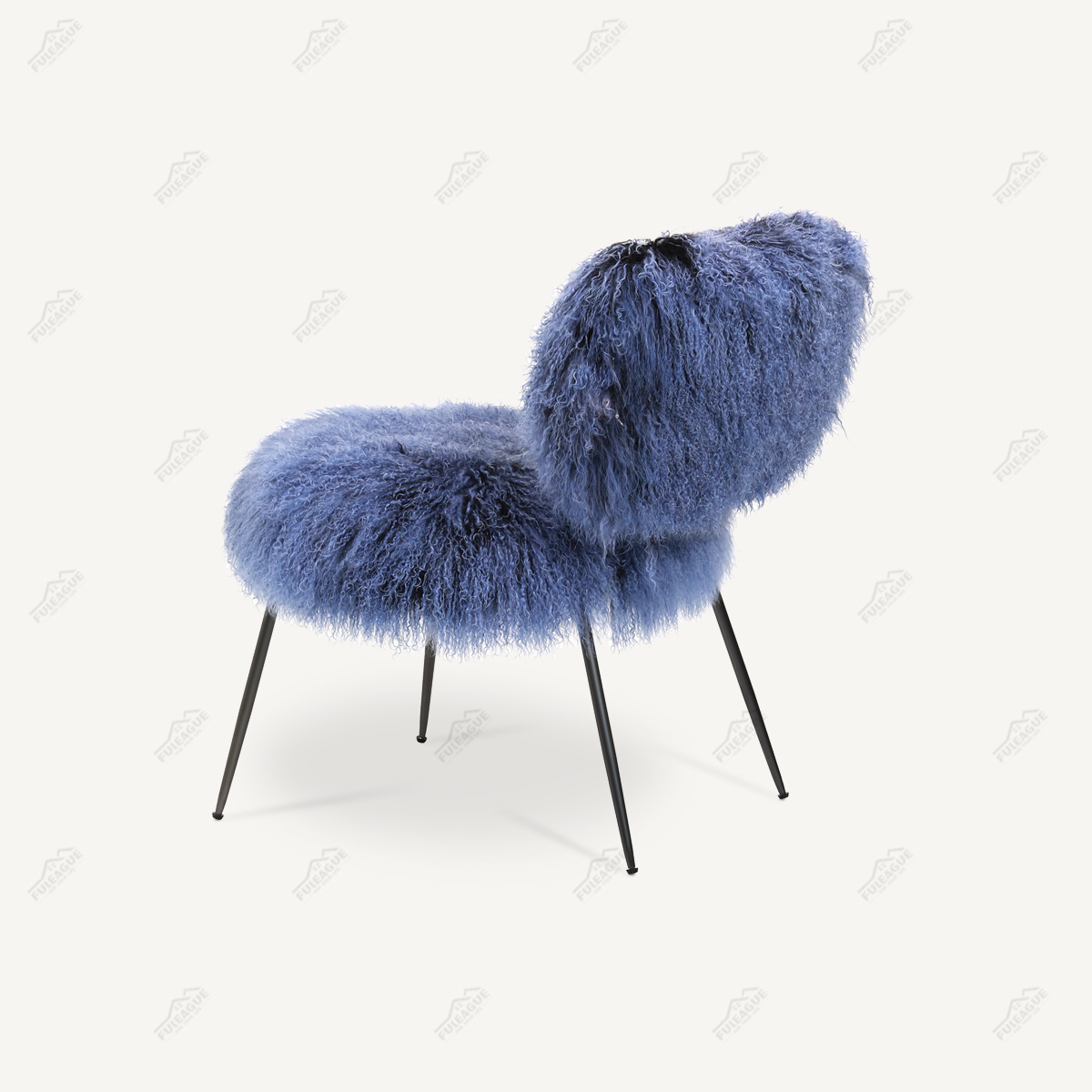 Nepal Chair Replica in Mongolia Leather FA340