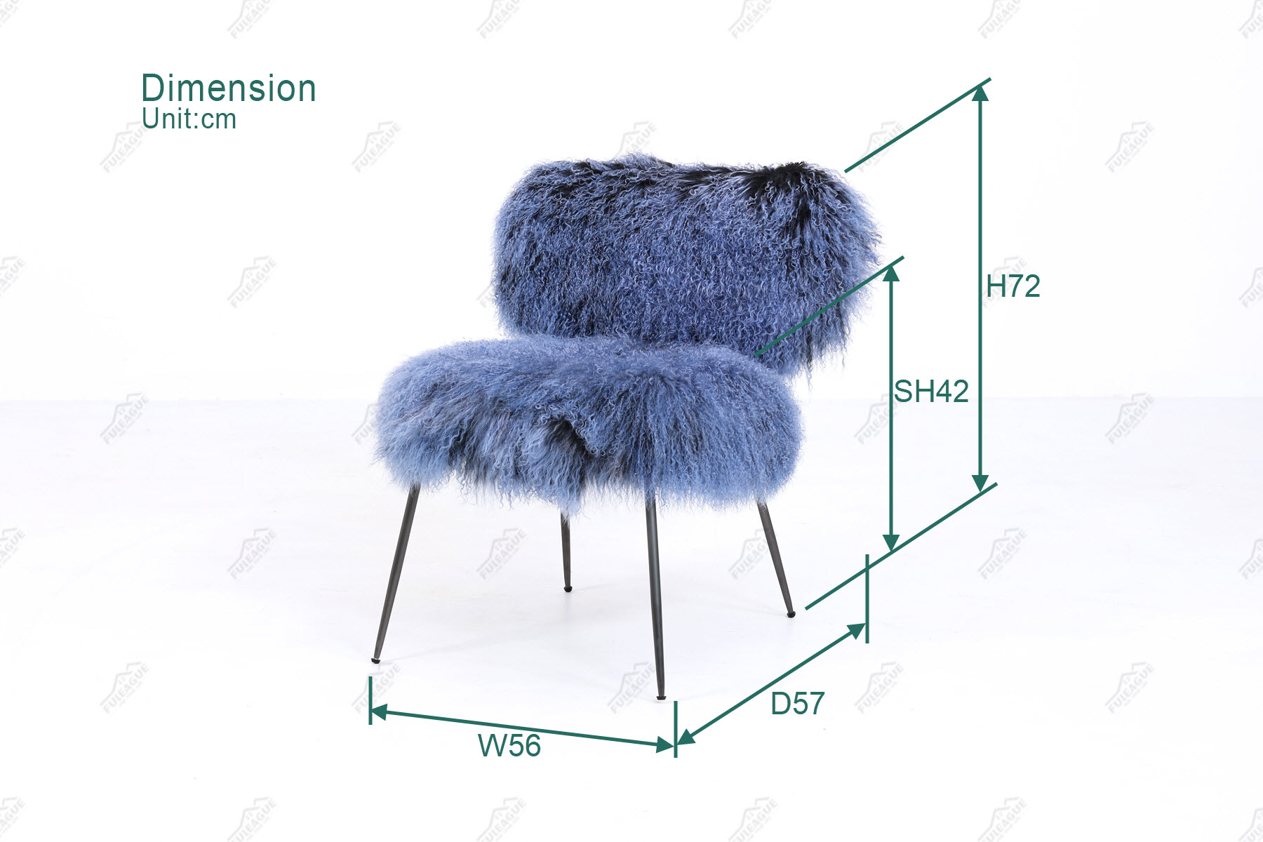 Fuleague nepal chair dimension FA340