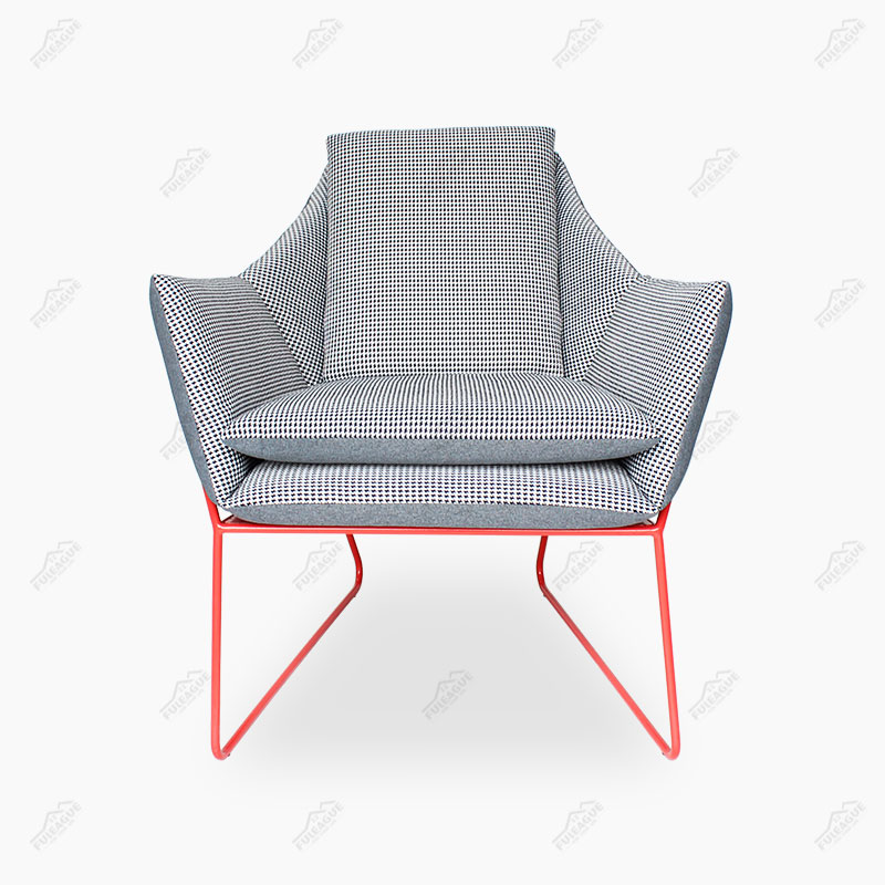 New York Armchair Replica by Sergio Bicego in Fabric FA185-F