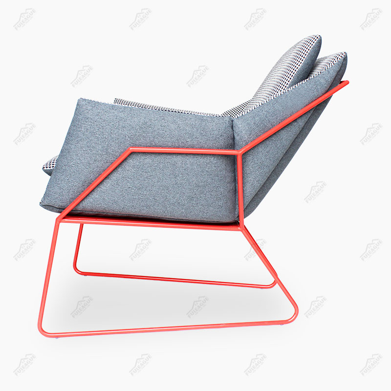 New York Armchair Replica by Sergio Bicego in Fabric FA185-F