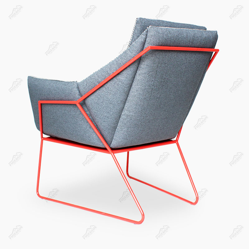 New York Armchair Replica by Sergio Bicego in Fabric FA185-F