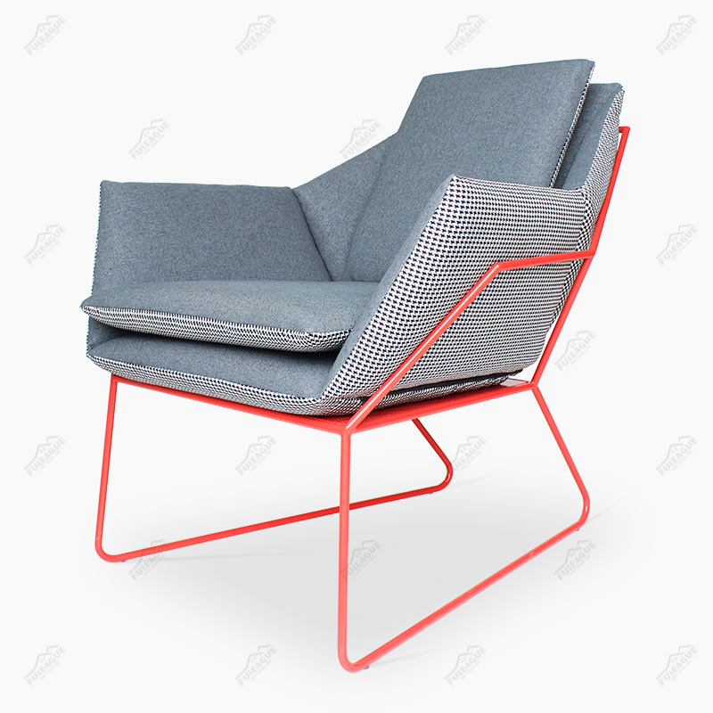 New York Armchair Replica by Sergio Bicego in Fabric FA185-F