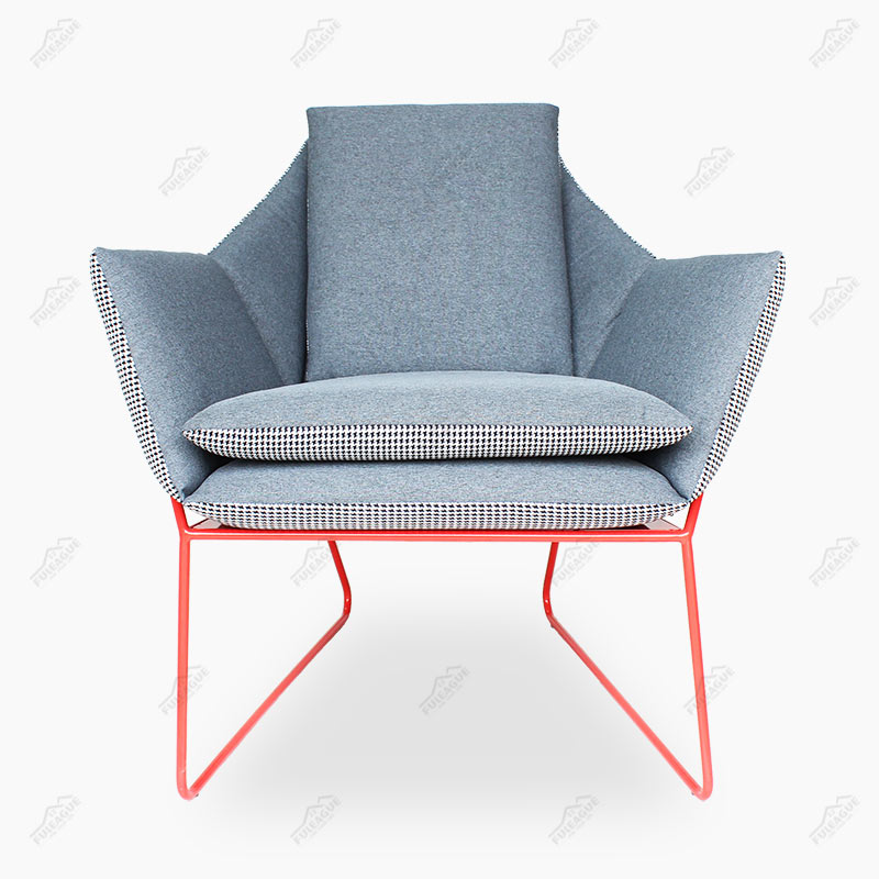 New York Armchair Replica by Sergio Bicego in Fabric FA185-F