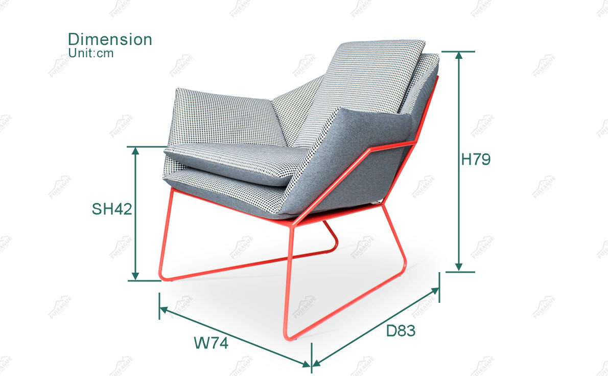 Fuleague new york armchair dimension FA185-F