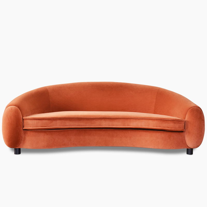 Polar Bear Sofa Replica by Jean Royere Three Seater Sofa FA359-3S-F