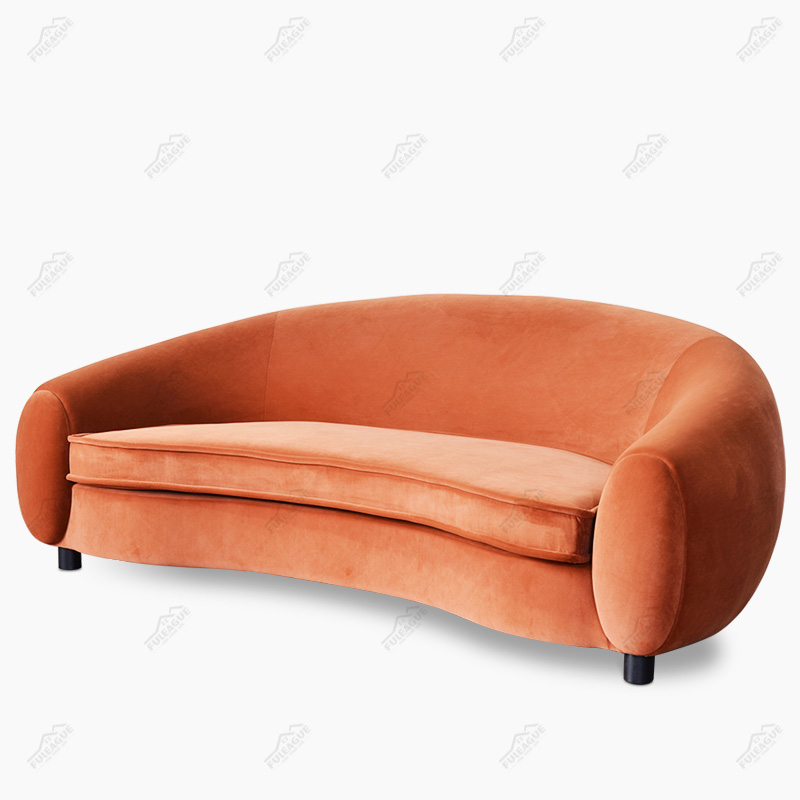 Polar Bear Sofa Replica by Jean Royere Three Seater Sofa FA359-3S-F