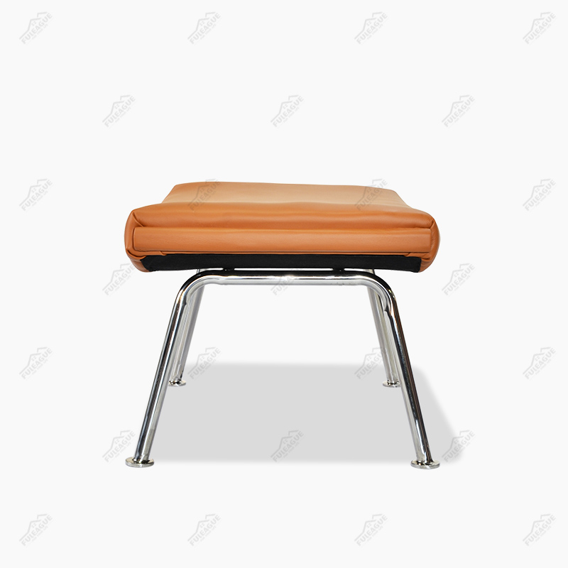 Ox chair and ottoman replica FA048-ANL in Premium Aniline Leather Upholstery