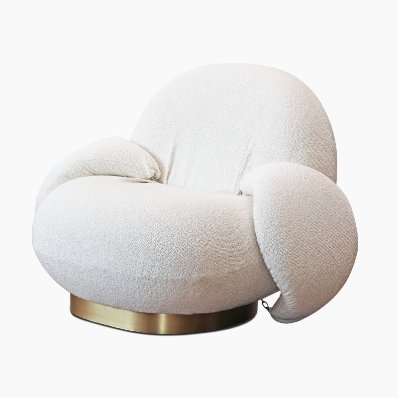 Pacha Lounge Armchair Replica by Pierre Paulin in Fabric FA354-A-F