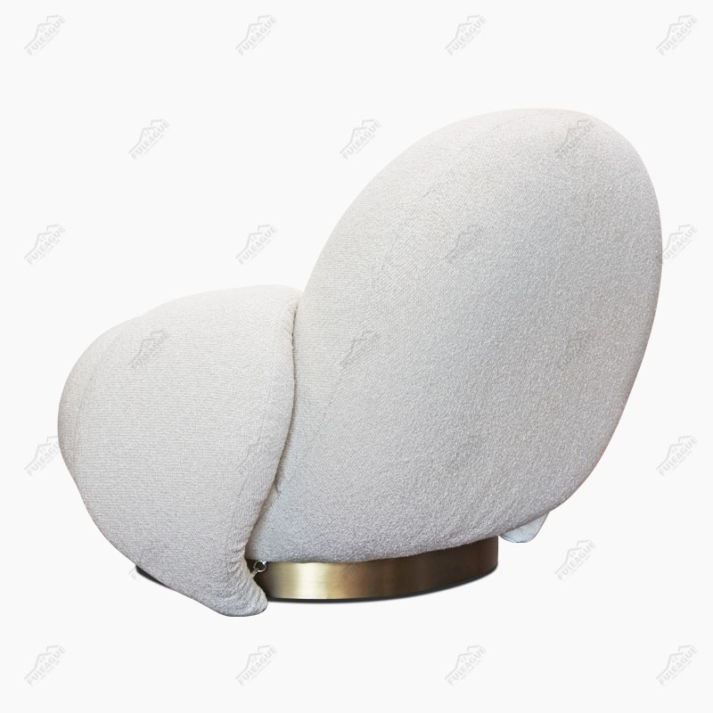 Pacha Lounge Armchair Replica by Pierre Paulin in Fabric FA354-A-F