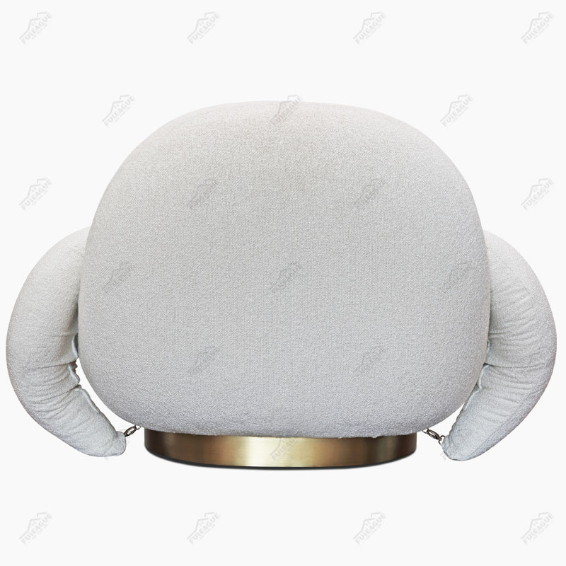 Pacha Lounge Armchair Replica by Pierre Paulin in Fabric FA354-A-F