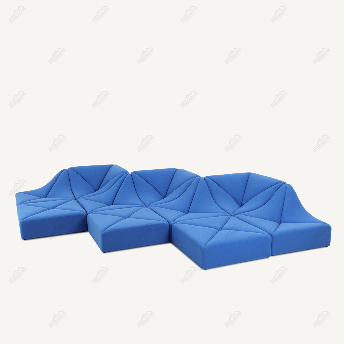 Pierre Modular Sofa 10 Pieces Sectional Sofa In Fabric FA399-10PCS-A