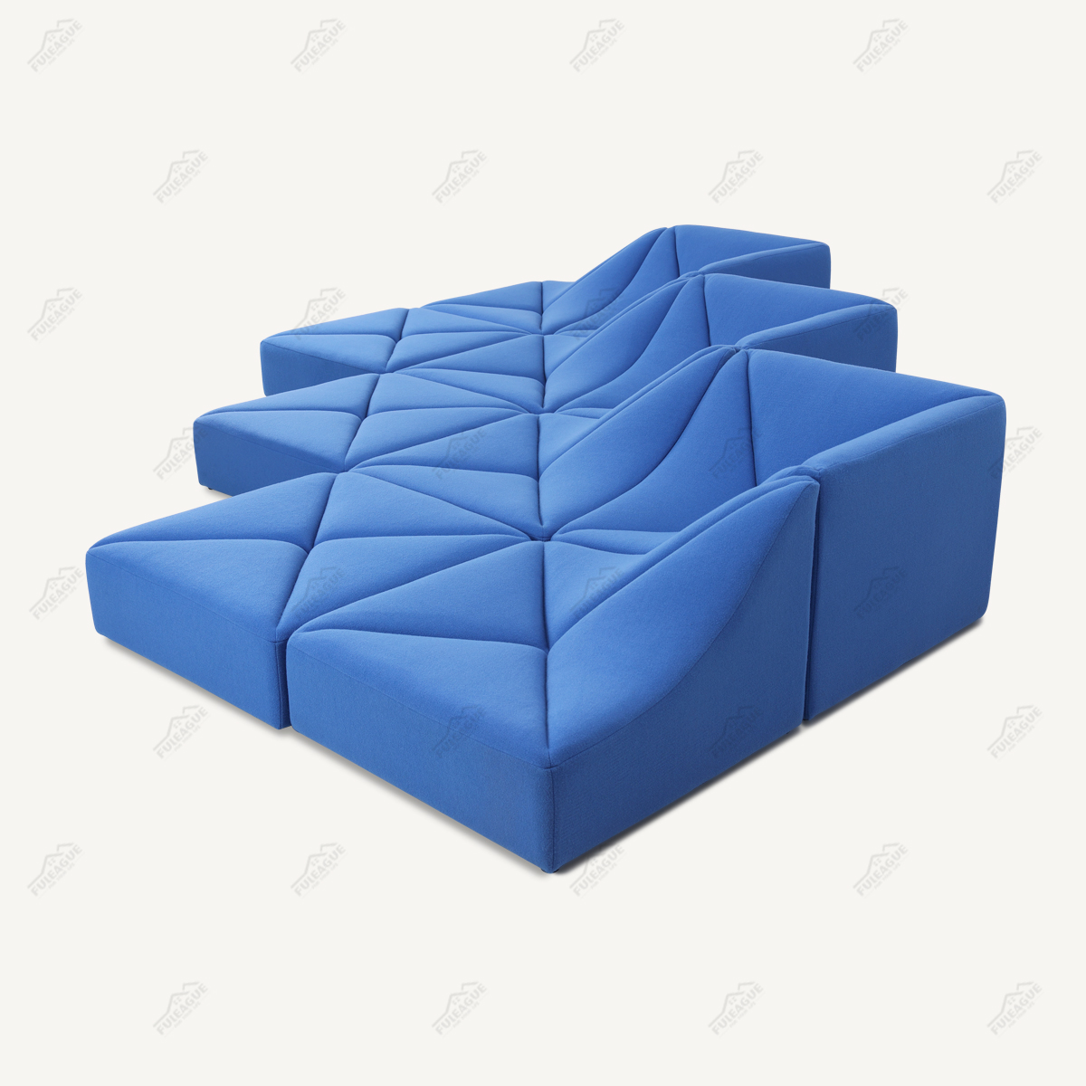 Pierre Modular Sofa 10 Pieces Sectional Sofa In Fabric FA399-10PCS-A