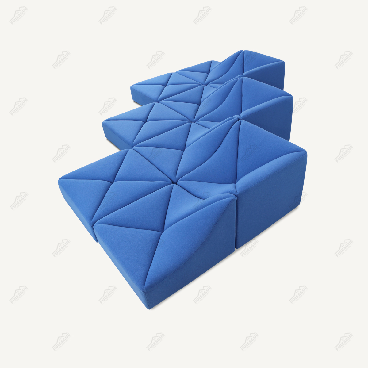 Pierre Modular Sofa 10 Pieces Sectional Sofa In Fabric FA399-10PCS-A