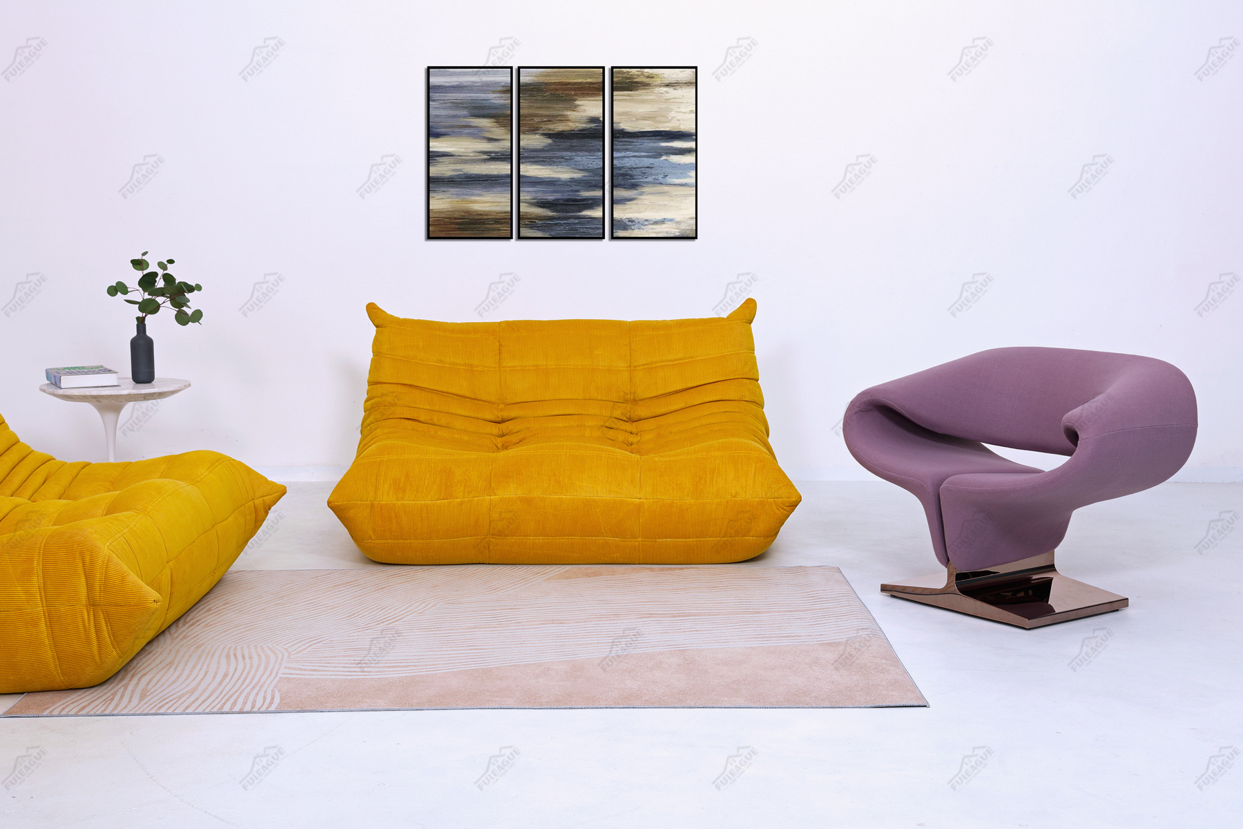 Pierre Paulin Ribbon Chair Replica