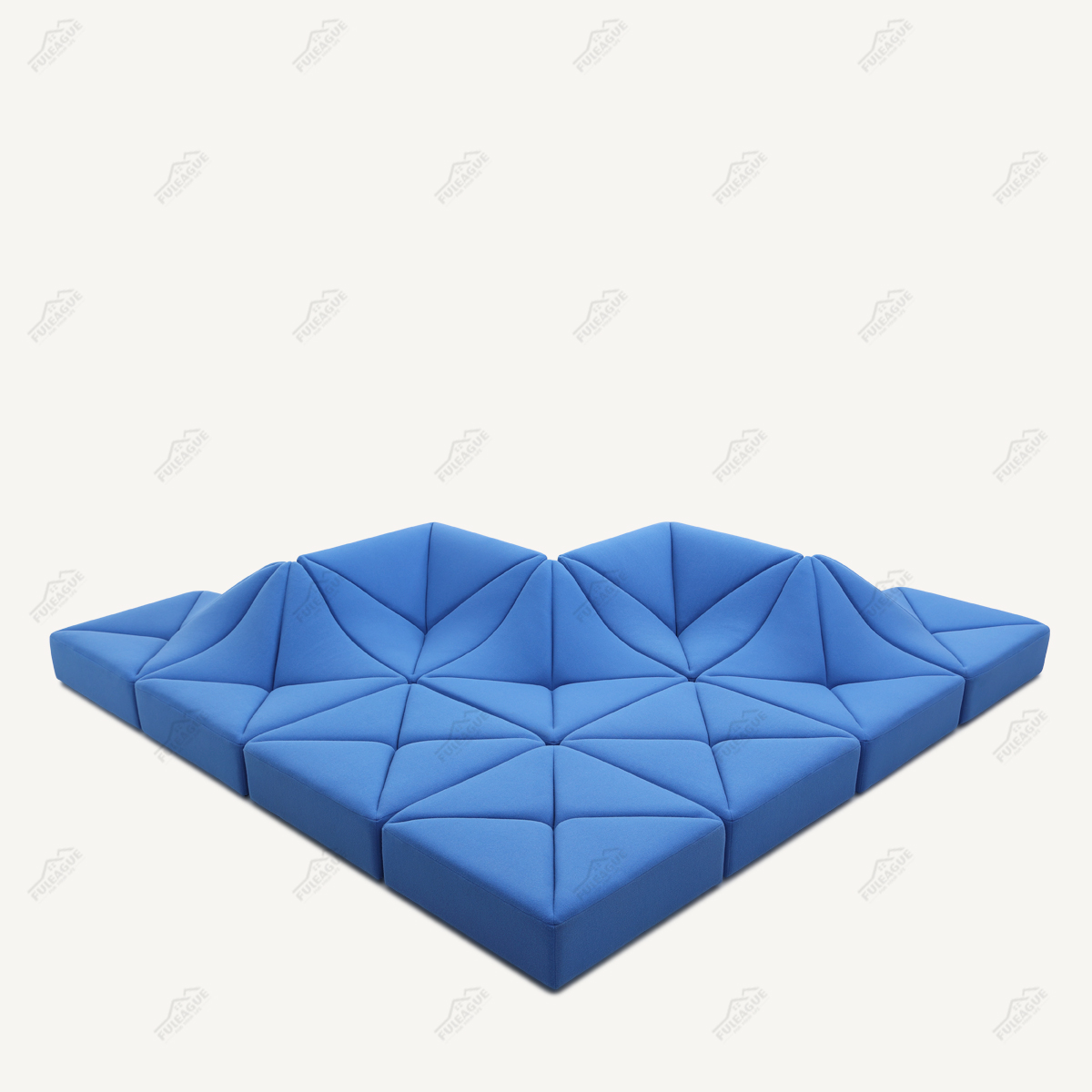 Pierre Sectional Sofa 10 Pieces Sectional Sofa In Fabric FA399-10PCS-B