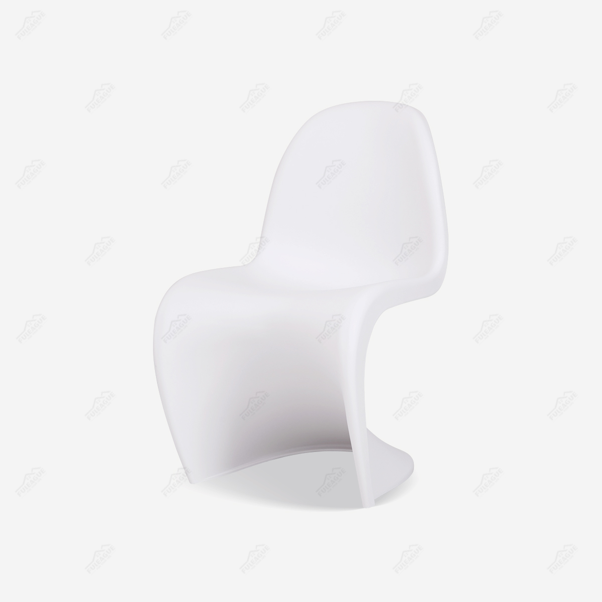 Plastic Back Chair ,Verner Panton Chair FXP052-PP (Set of 4)